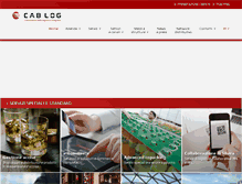 Tablet Screenshot of cab-log.it